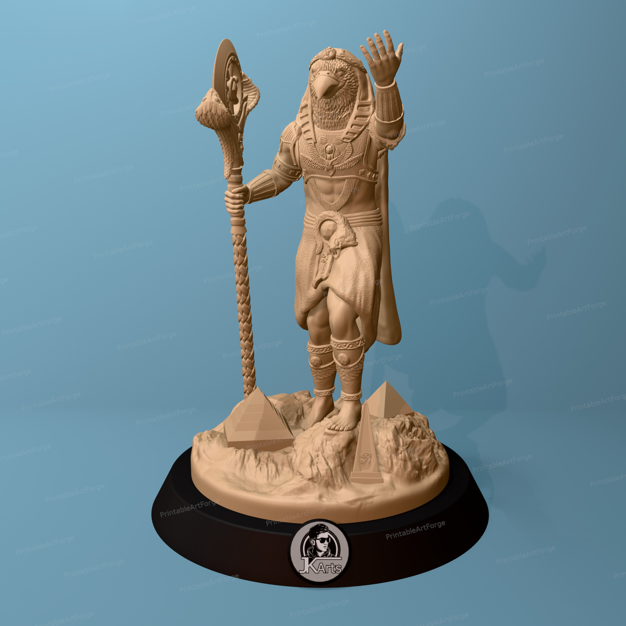 Egyptian God - Ra 3D print model_1