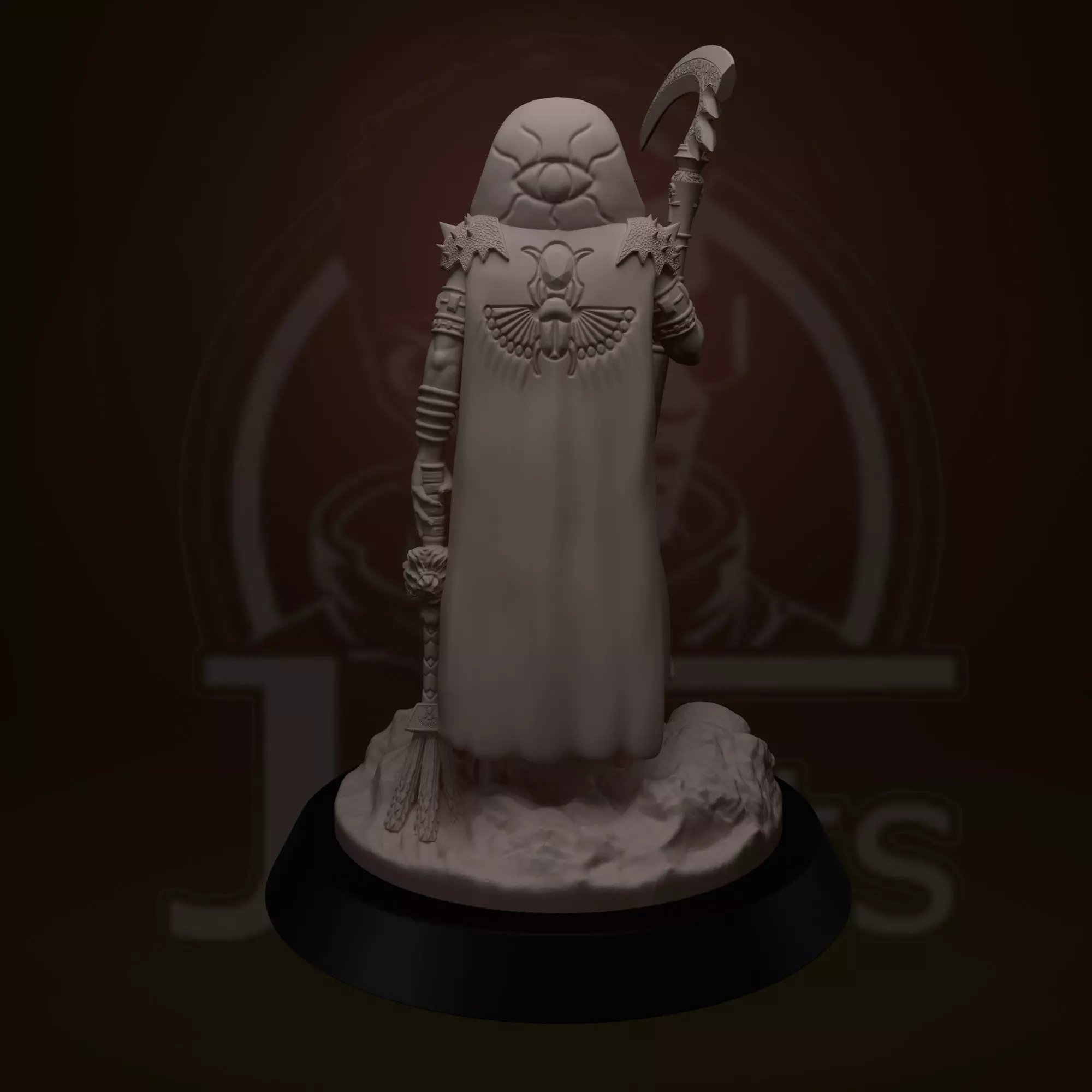 Egyptian God - Osiris 3D print model_2