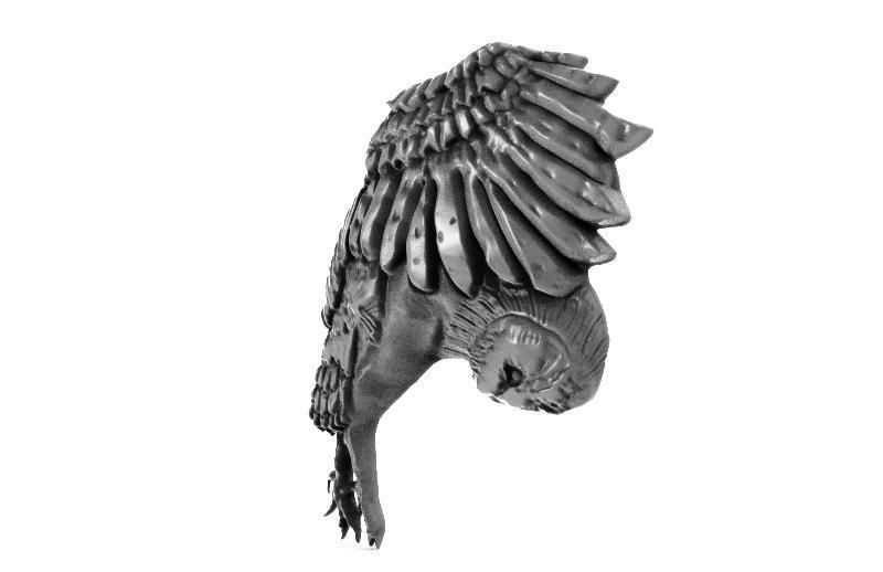 Owl pendant 3 3D print model_7