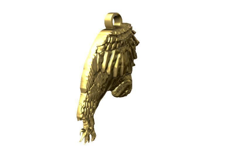 Owl pendant 3 3D print model_1