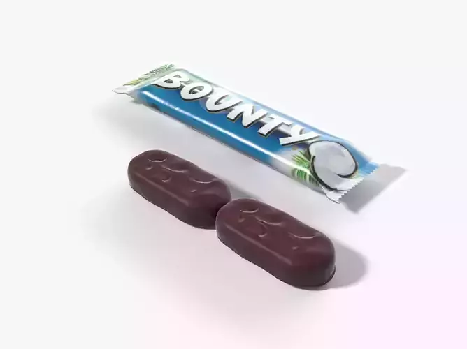 Bounty1020 chocolate bar with coconut