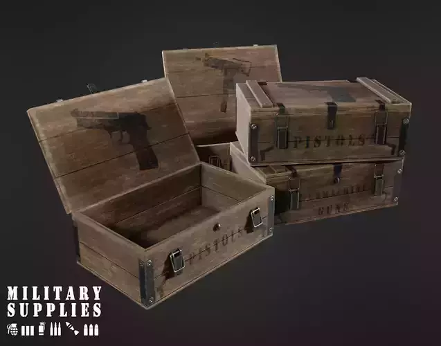 Military Supplies Pack - Small Gun Box