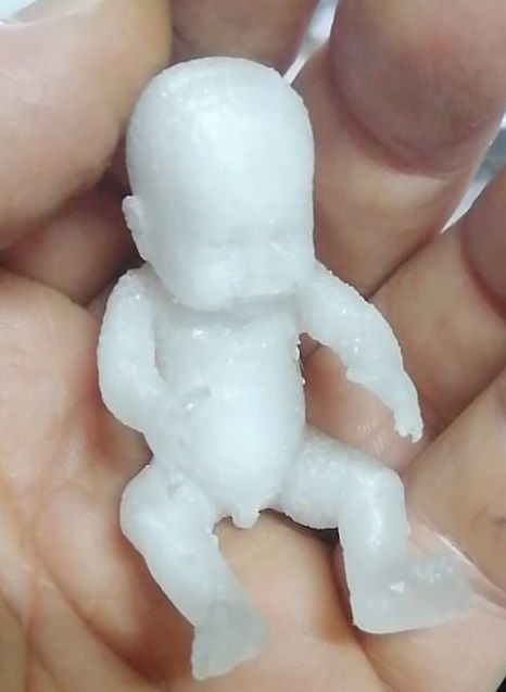 3d Baby Boy and Girl Scanned  3D print model_2