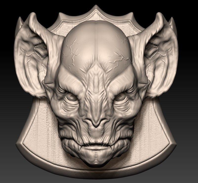 HALLOWEEN HEADS PACK 3D model_6