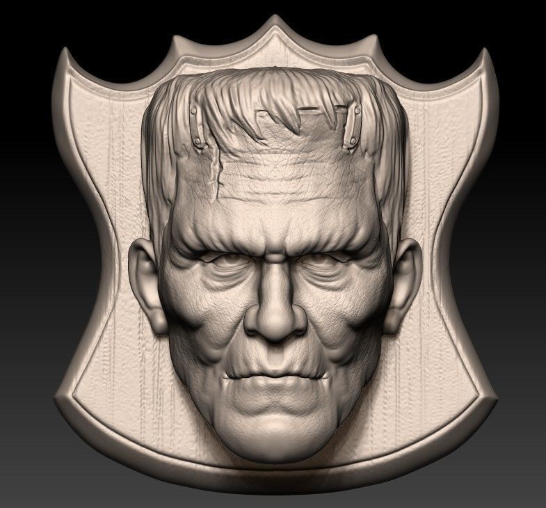 HALLOWEEN HEADS PACK 3D model_5