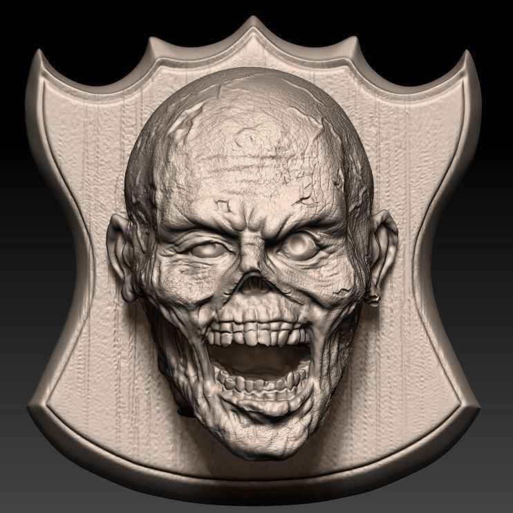 HALLOWEEN HEADS PACK 3D model_4