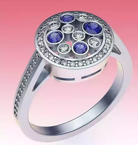 Ring Pebbles 3D print model