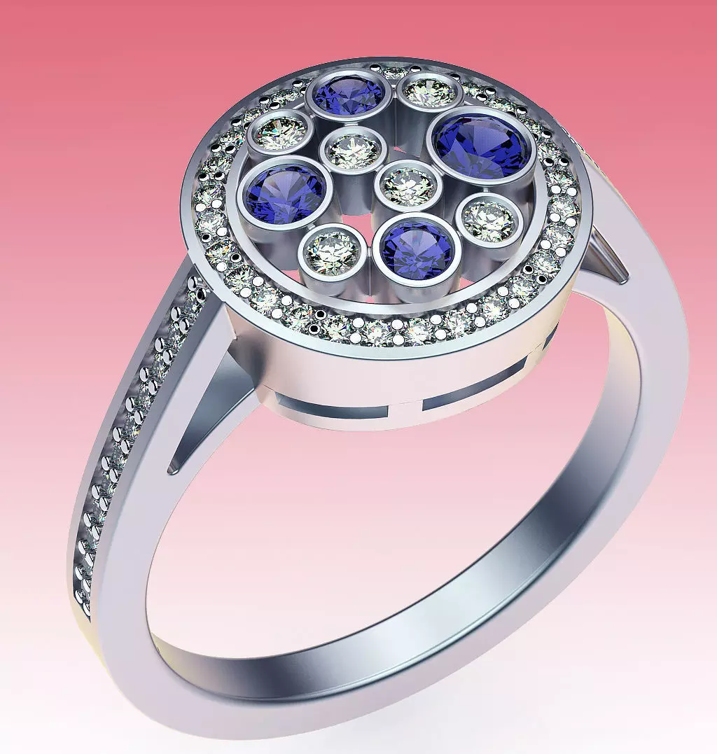 Ring Pebbles 3D print model