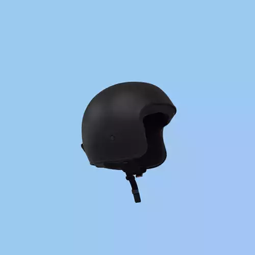 Moped helmet 3d model