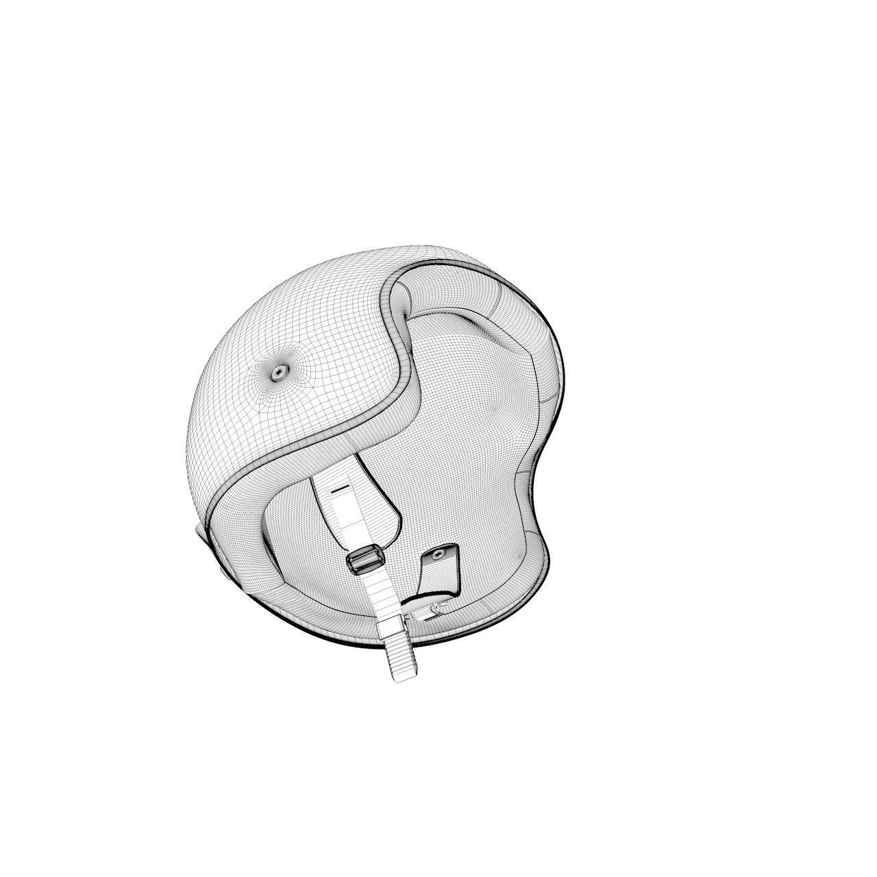 Moped helmet 3d model 3D model_5