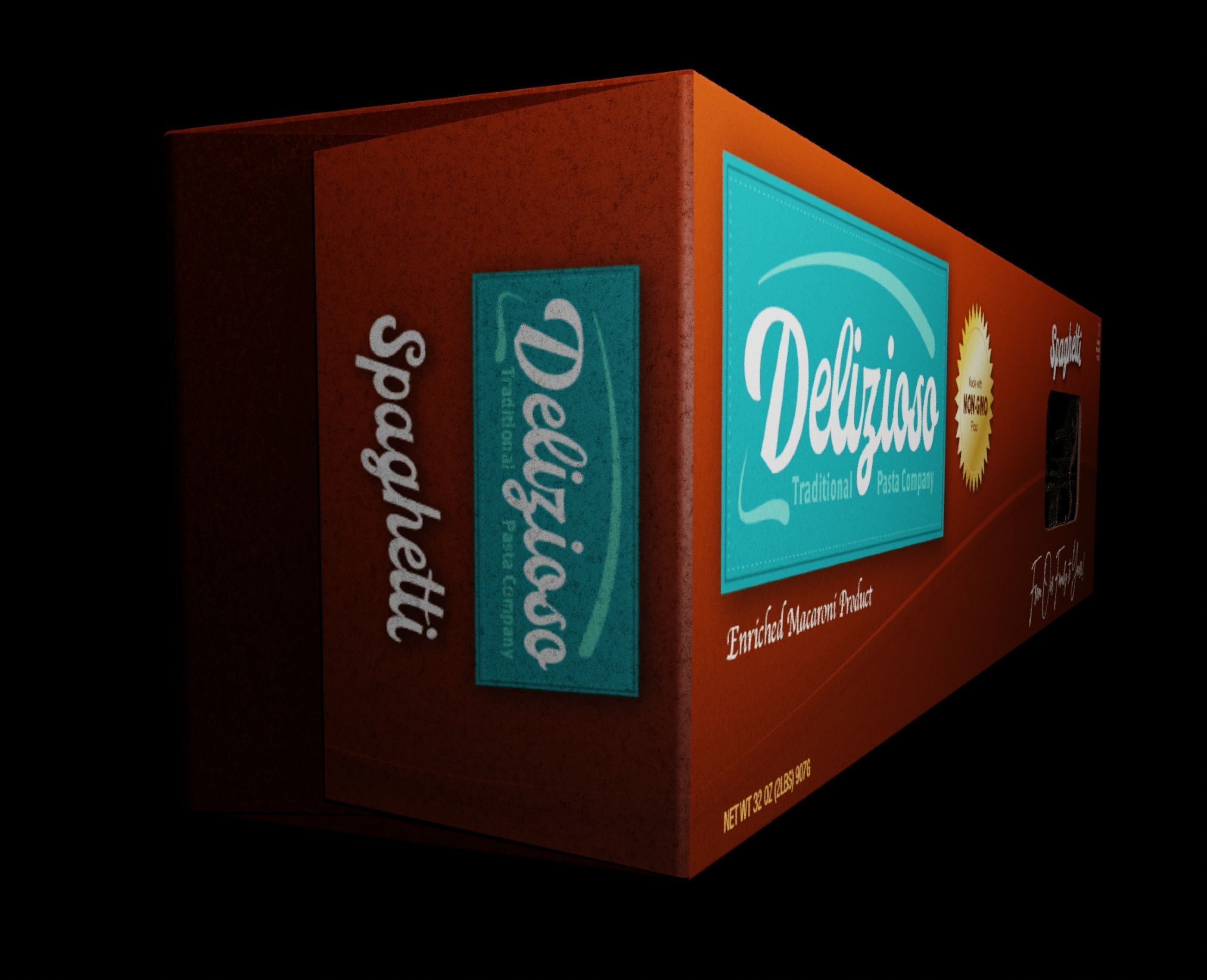 Delizioso Practically Perfect Pasta Box 3D model_11