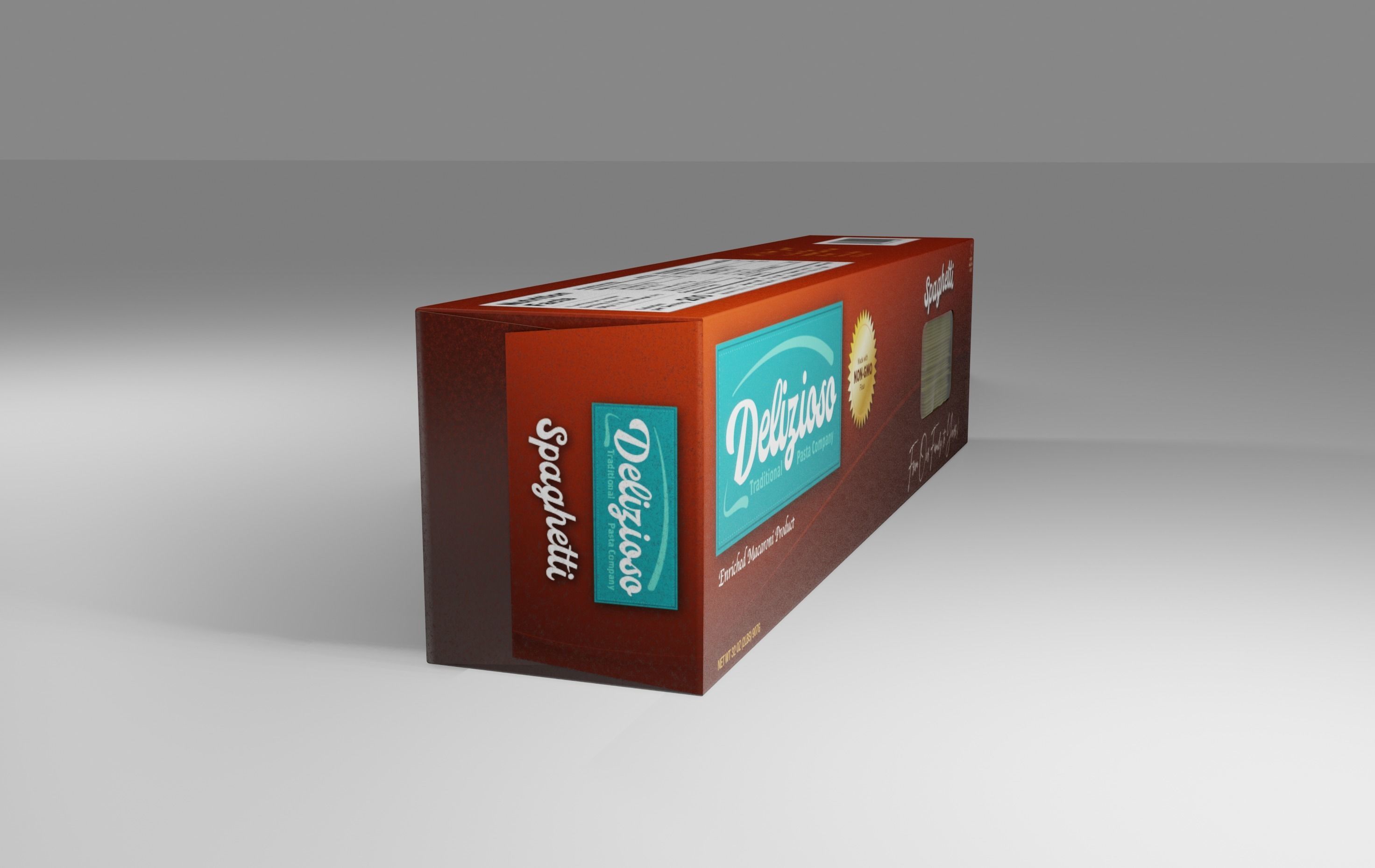 Delizioso Practically Perfect Pasta Box 3D model_13