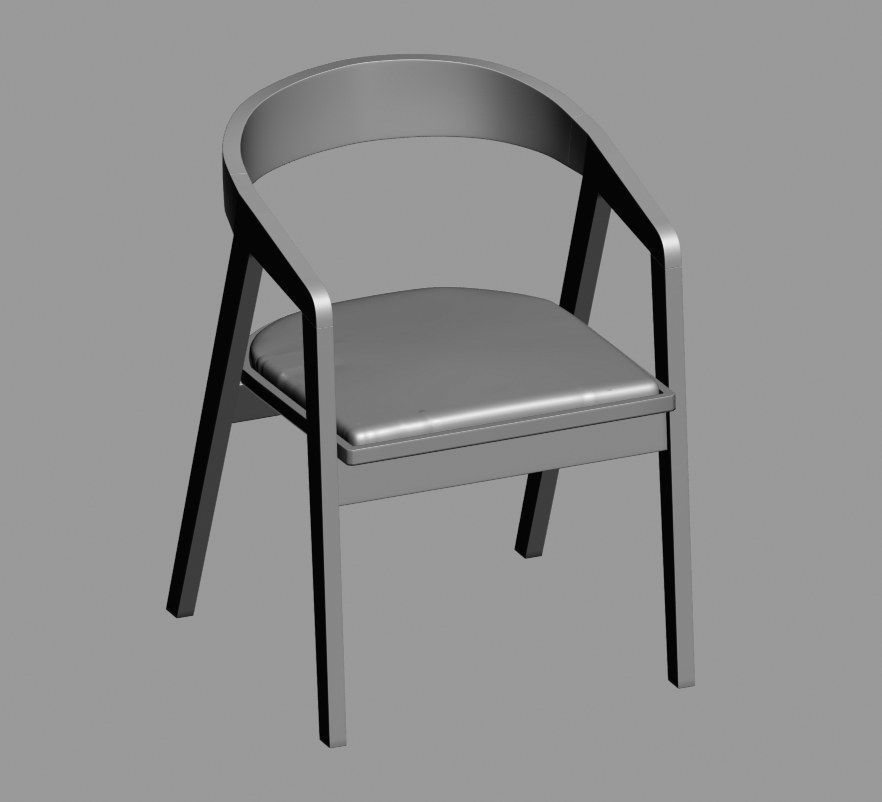 chair 25 3D model_4