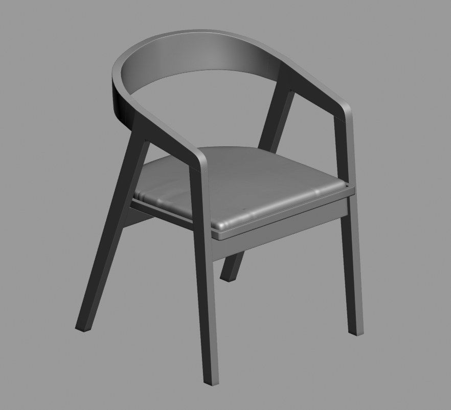 chair 25 3D model_2