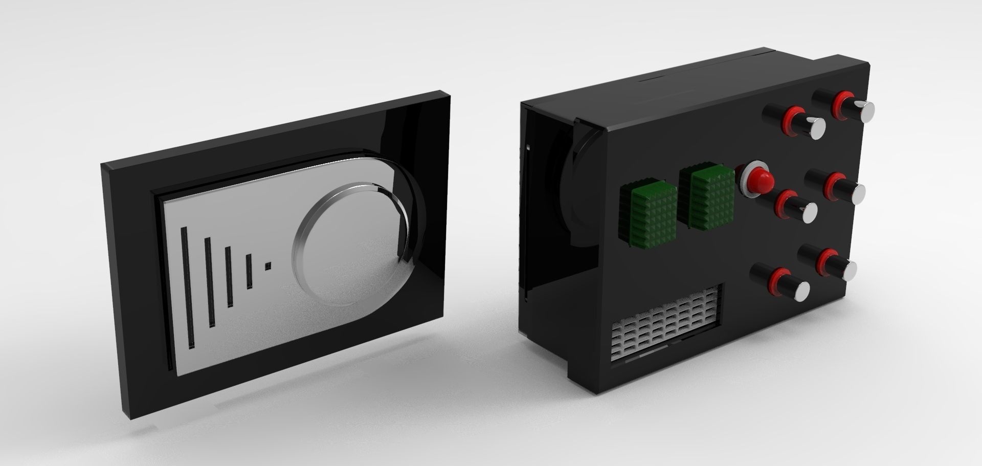 Darth Vader Chest box belt box Armor ANH STL file for 3d print 3D model_2