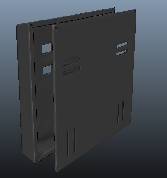 Darth Vader Chest box belt box Armor ANH STL file for 3d print 3D model_10