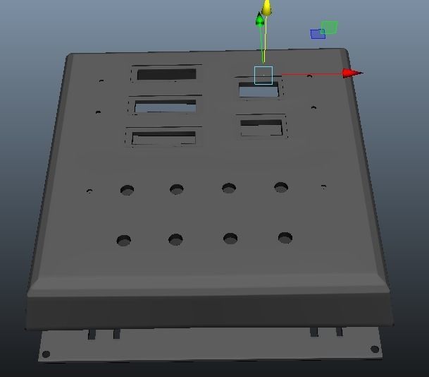 Darth Vader Chest box belt box Armor ANH STL file for 3d print 3D model_9