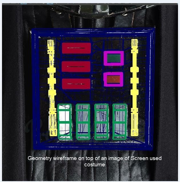 Darth Vader Chest box belt box Armor ANH STL file for 3d print 3D model_6