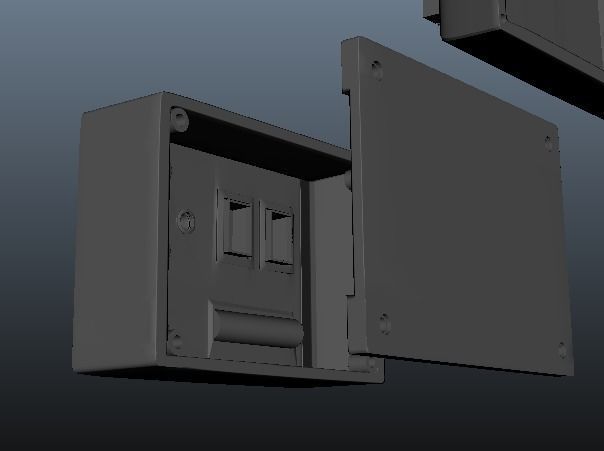 Darth Vader Chest box belt box Armor ESB STL file for 3d print 3D model_10