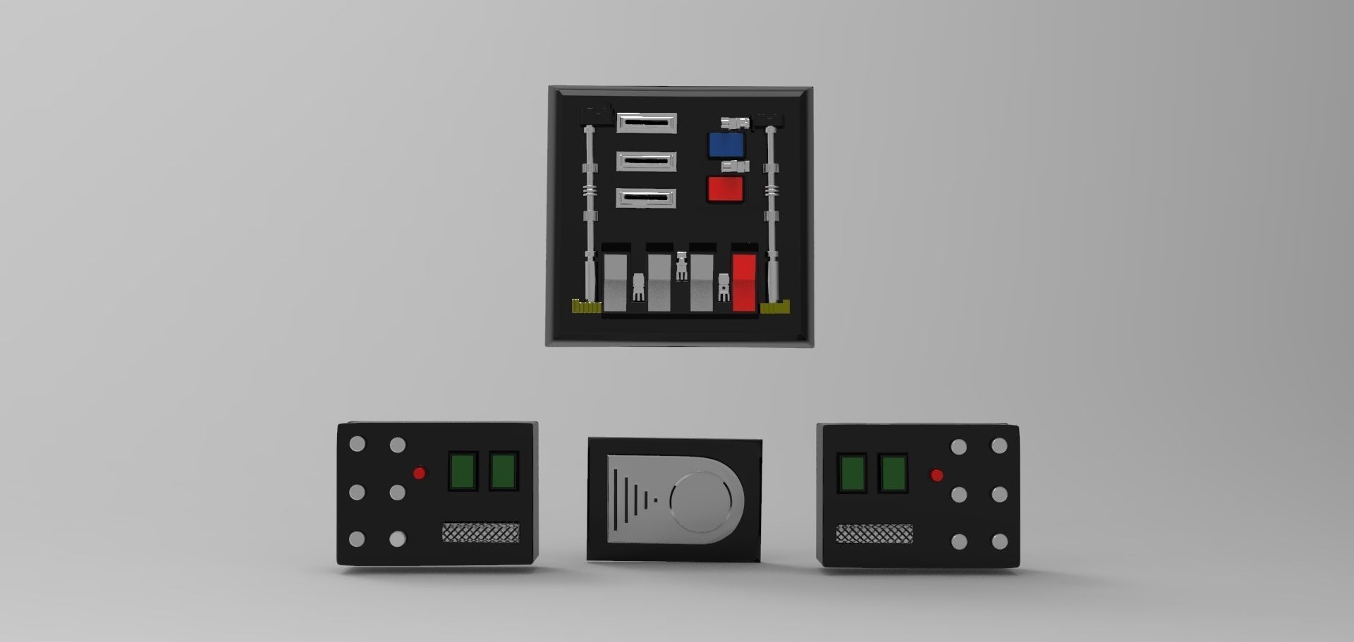 Darth Vader Chest box belt box Armor ESB STL file for 3d print 3D model_4