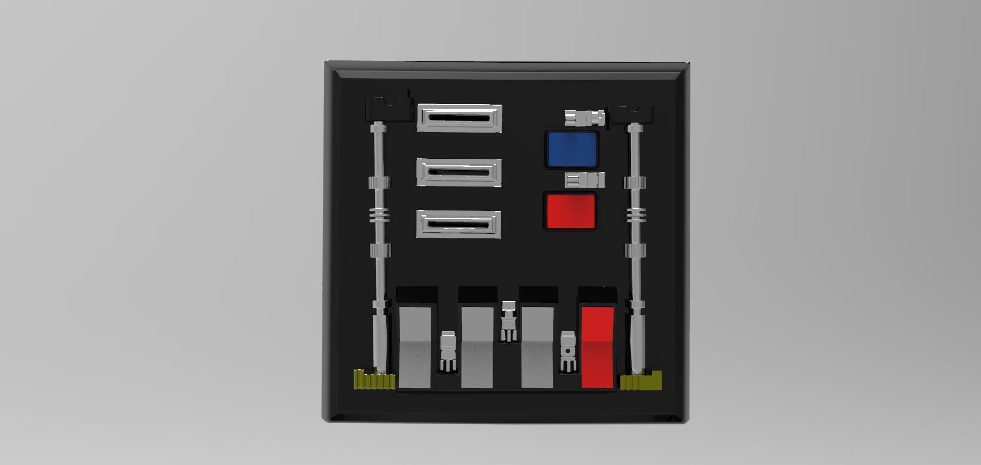 Darth Vader Chest box belt box Armor ESB STL file for 3d print 3D model_1