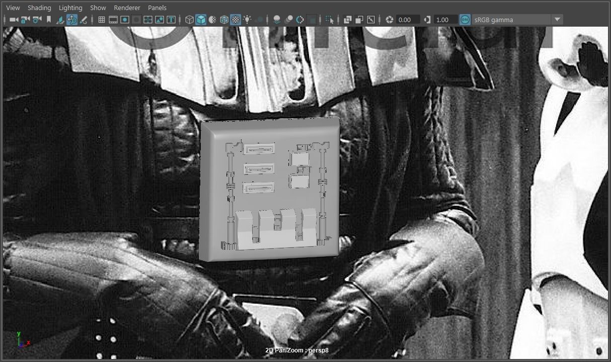 Darth Vader Chest box belt box Armor ESB STL file for 3d print 3D model_6