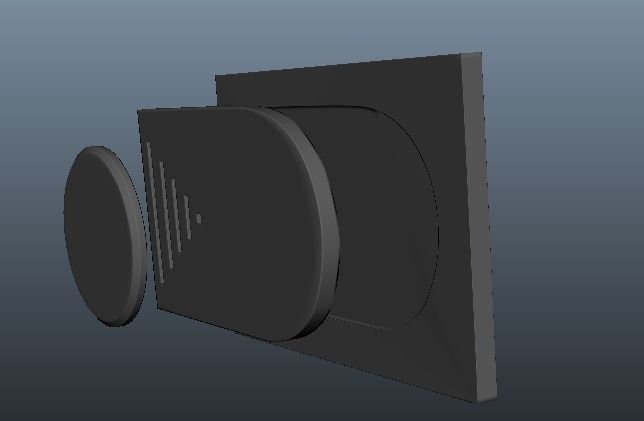 Darth Vader Chest box belt box Armor ESB STL file for 3d print 3D model_7