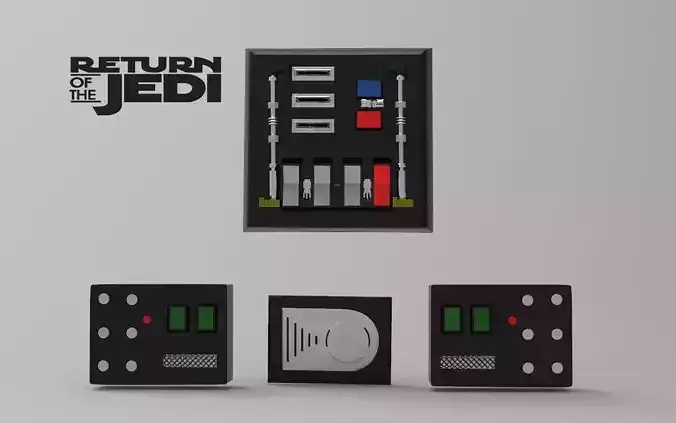 Darth Vader Chest box belt box  Armor ROTJ   file for 3d print