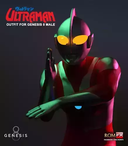 Ultraman for G8M - DAZ Outfit 3D model