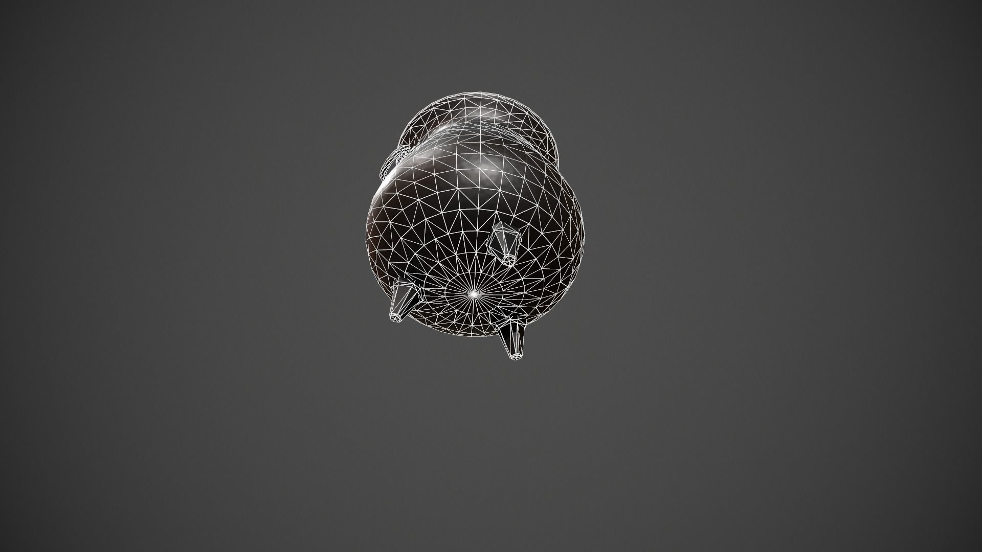 Cauldron - Witches Cauldron Low-poly 3D model_18