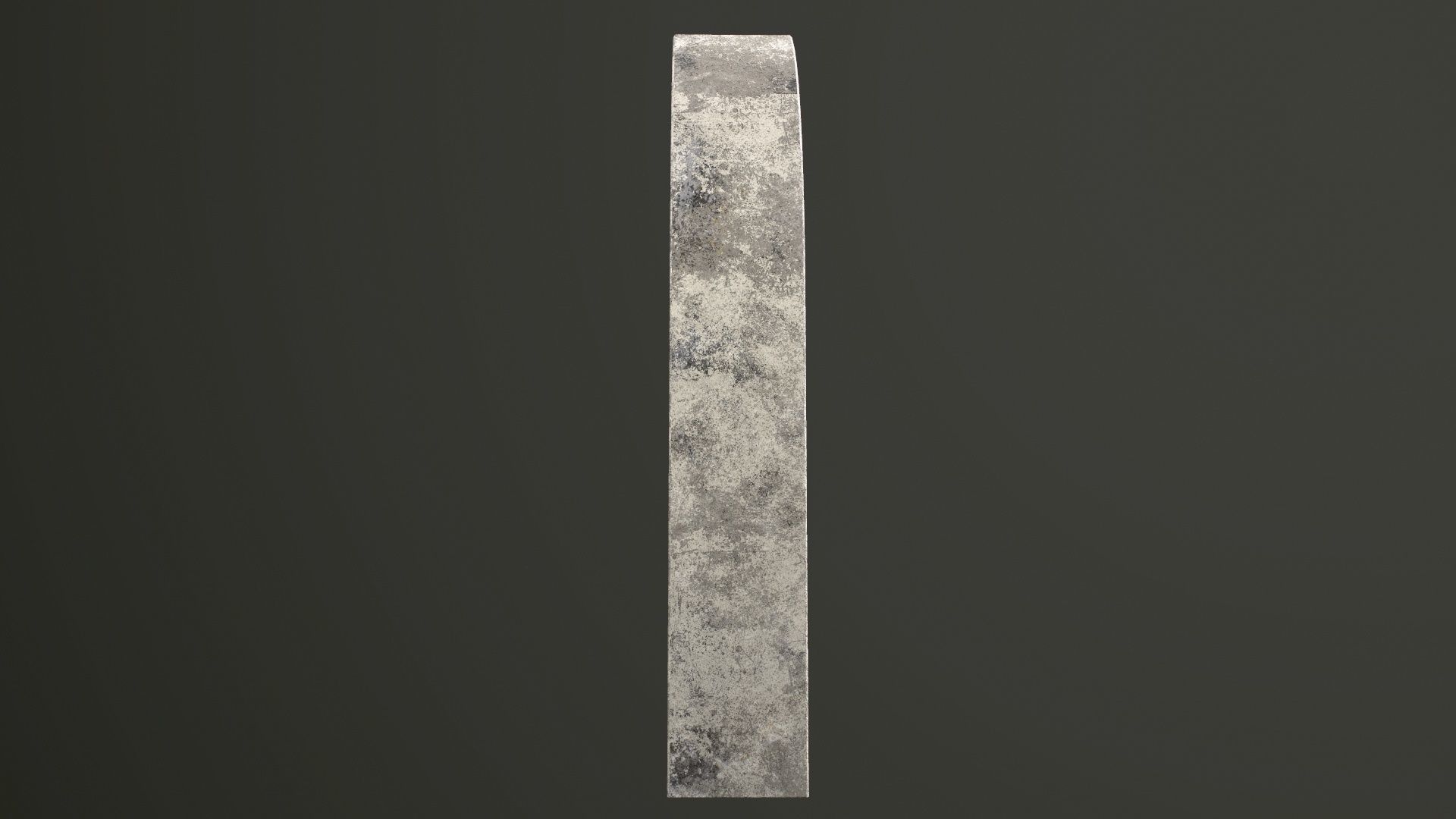 Old Single Stone Arch For The Medieval Door Low-poly 3D model_24