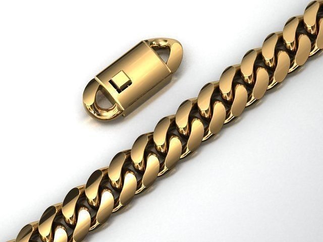 8MM CUBAN LINK CHAIN 3D print model