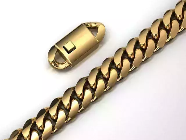 8MM CUBAN LINK CHAIN 3D print model