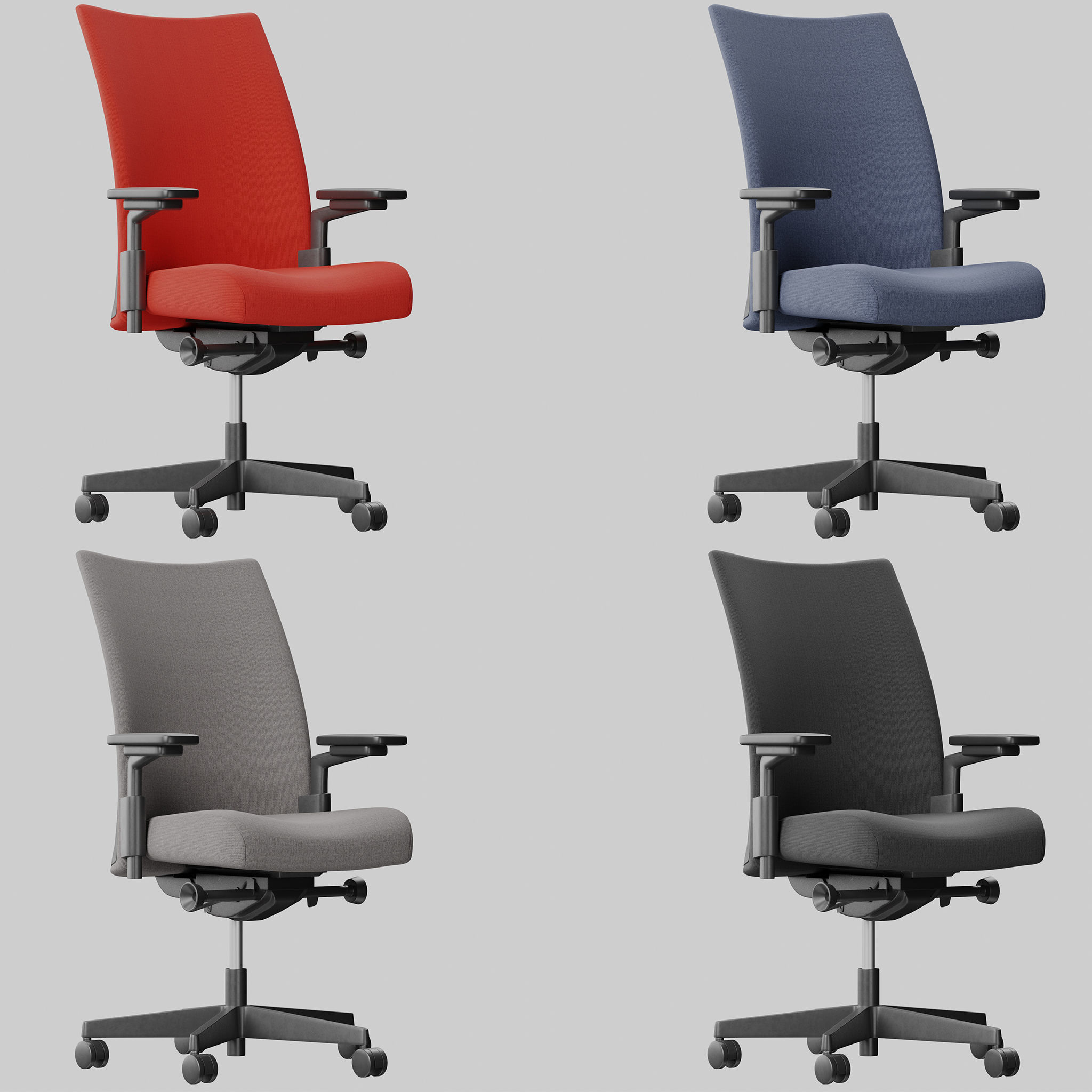 Remix Office Chair by Formway Design 3D model_5