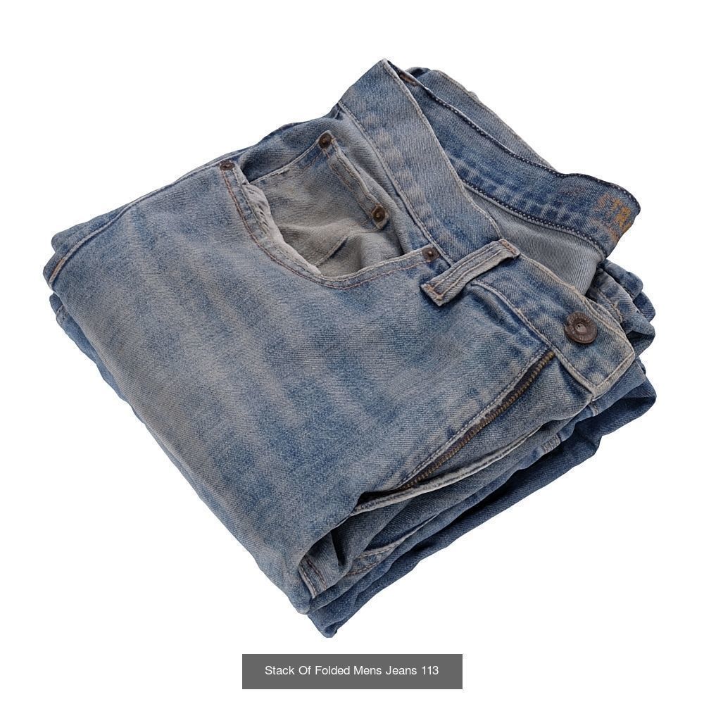 Stack Of Folded Jeans COLLECTION 2 _4