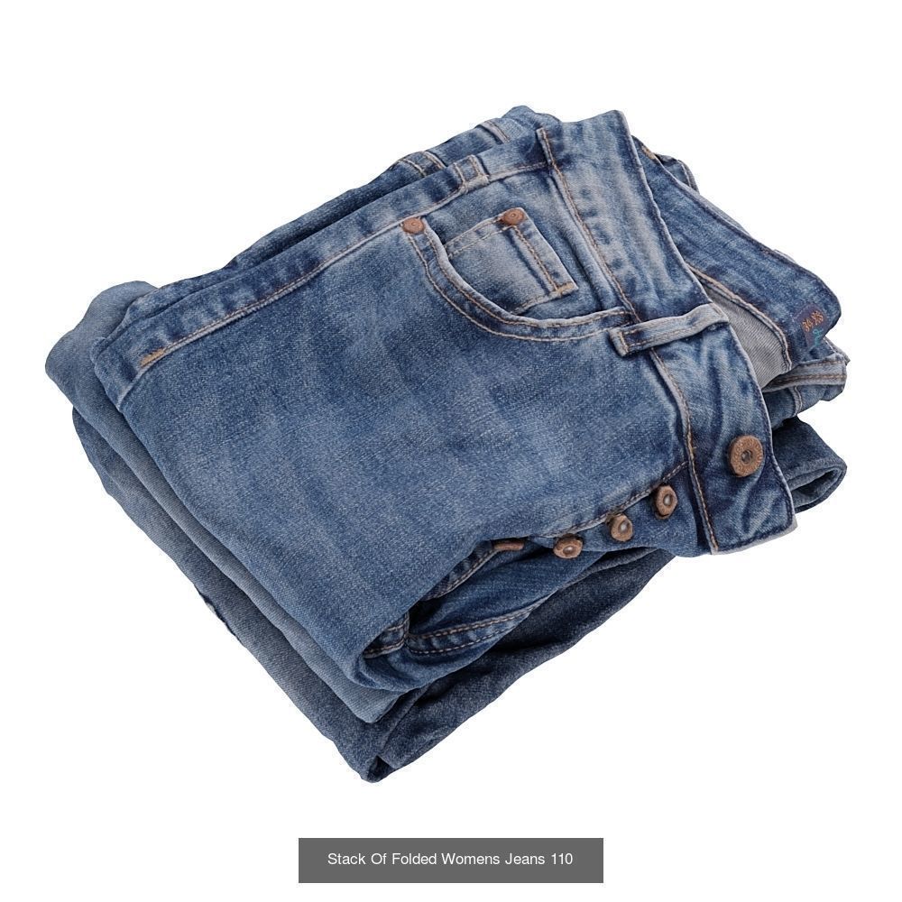 Stack Of Folded Jeans COLLECTION 2 _1