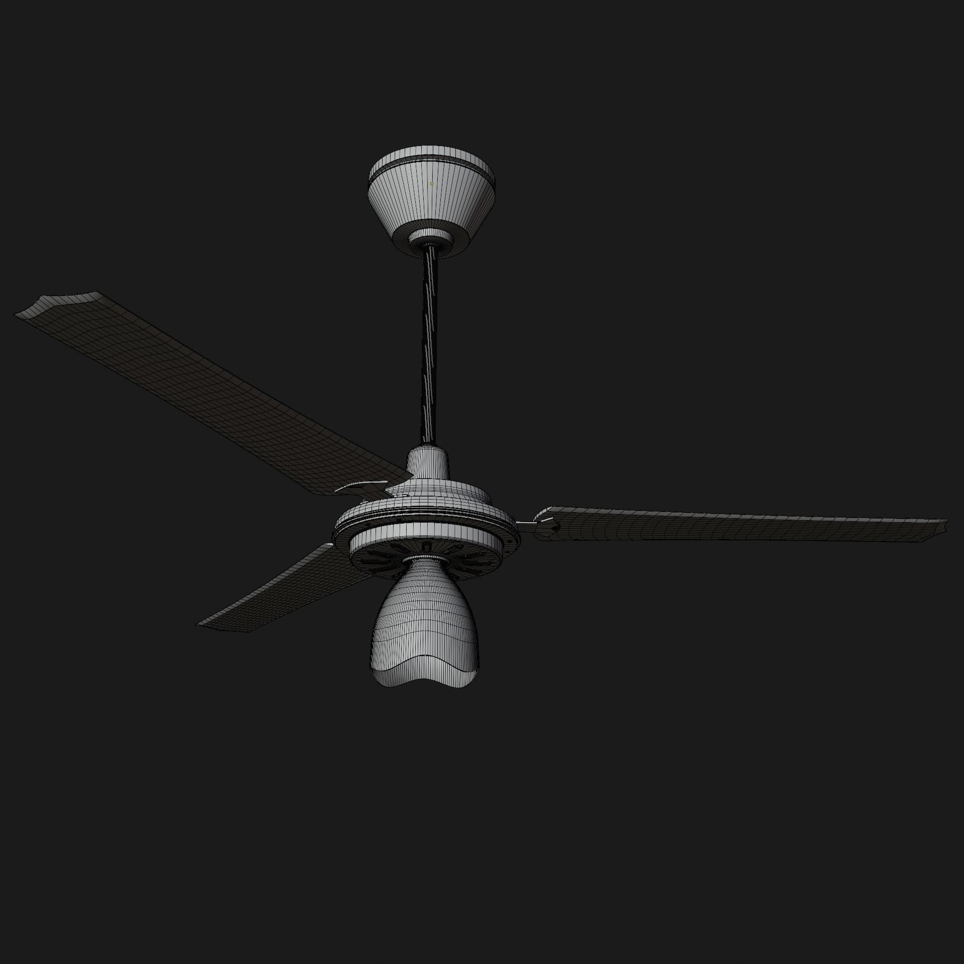 Ceiling Fan 009 3D model_12