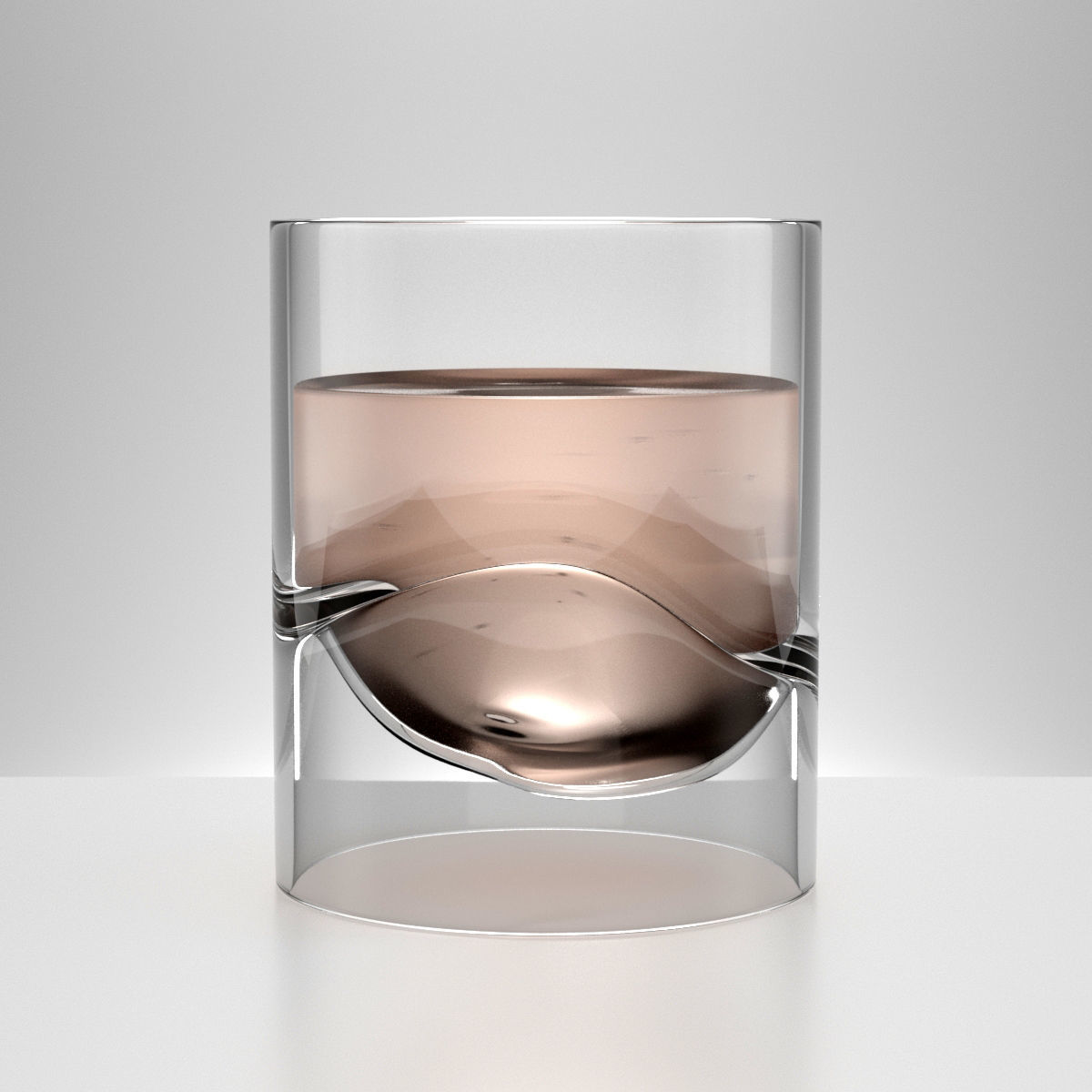 Suspens Glass 3D model_2