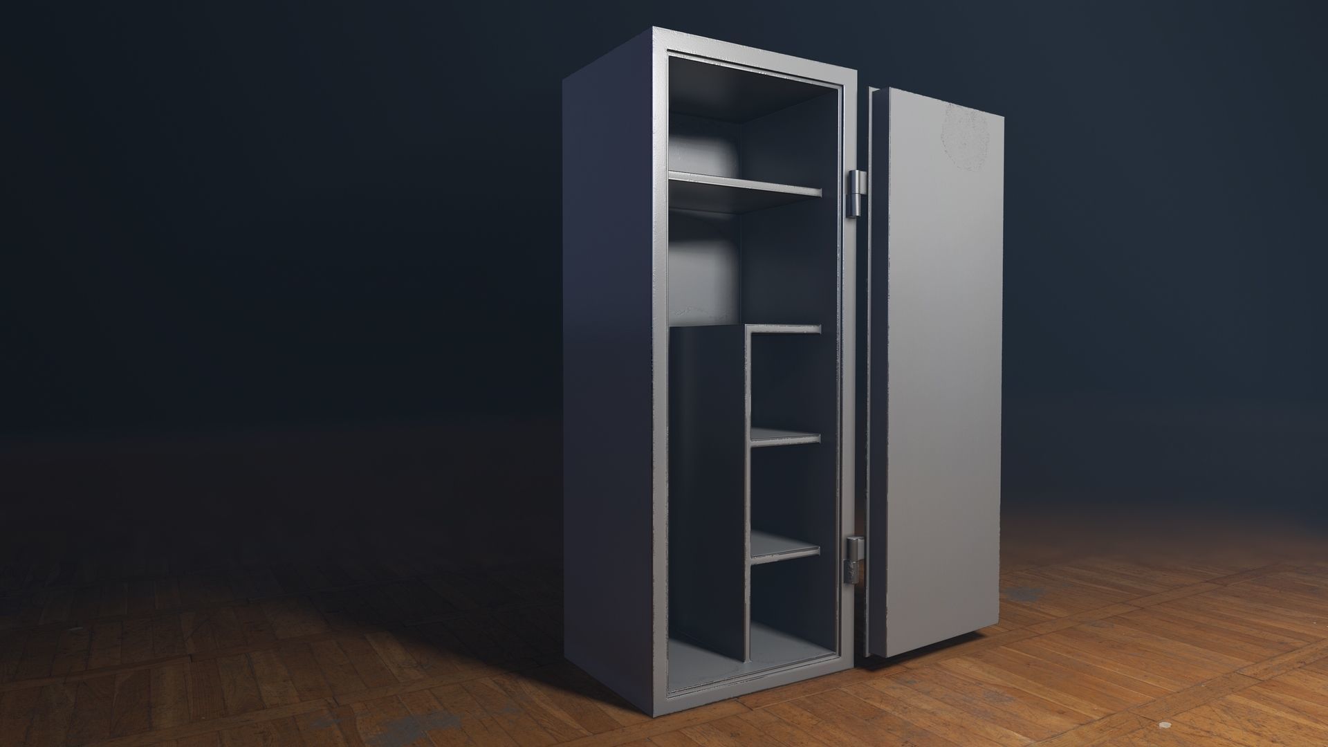 Locker - 03 Low-poly 3D model_3