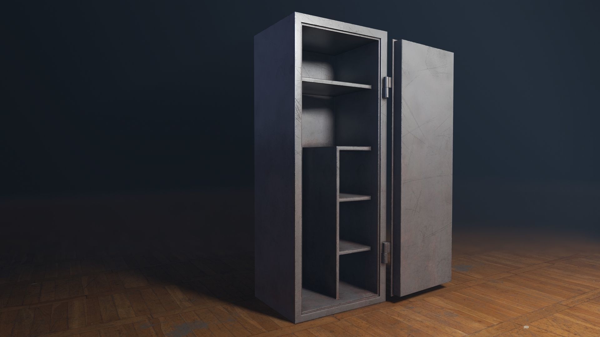 Locker - 03 Low-poly 3D model_4