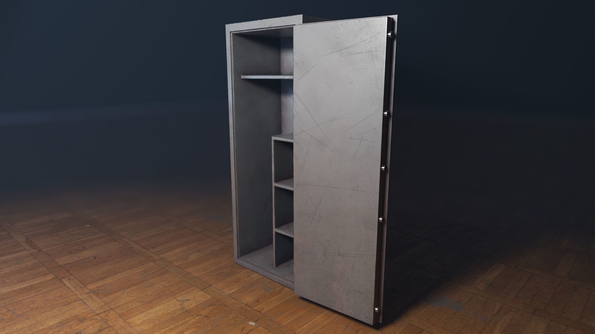 Locker - 03 Low-poly 3D model_6