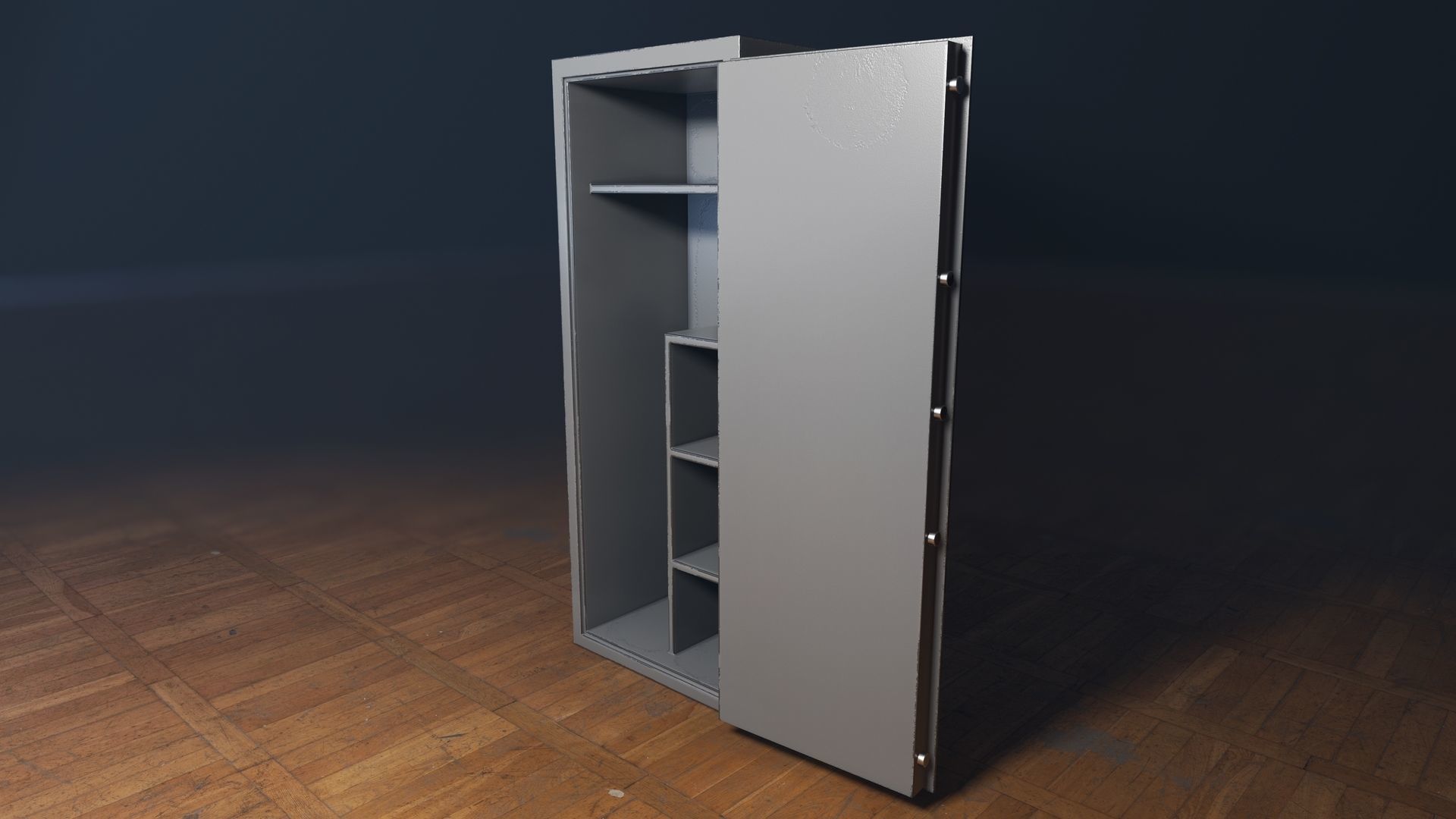 Locker - 03 Low-poly 3D model_5
