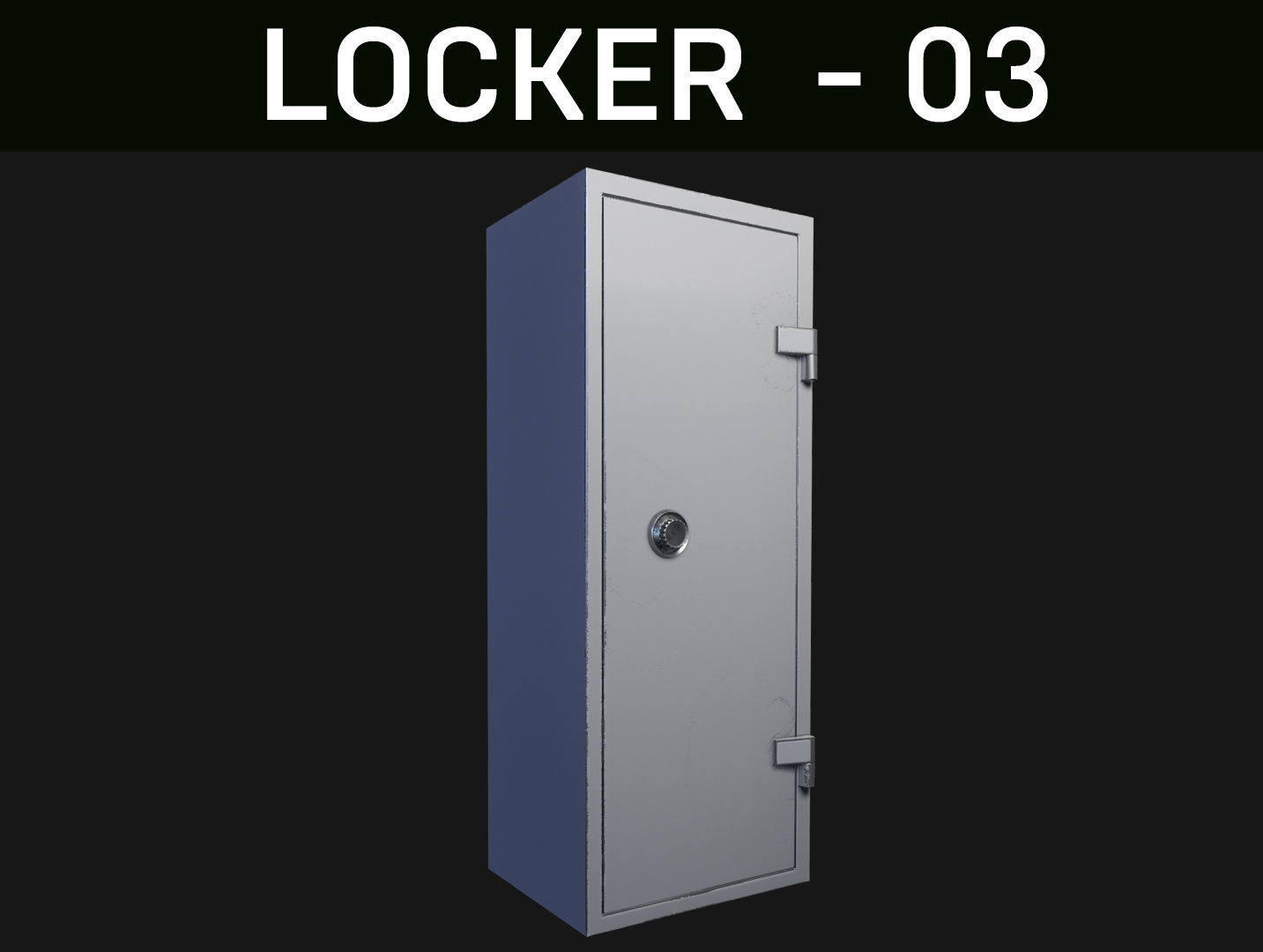 Locker - 03 Low-poly 3D model_0