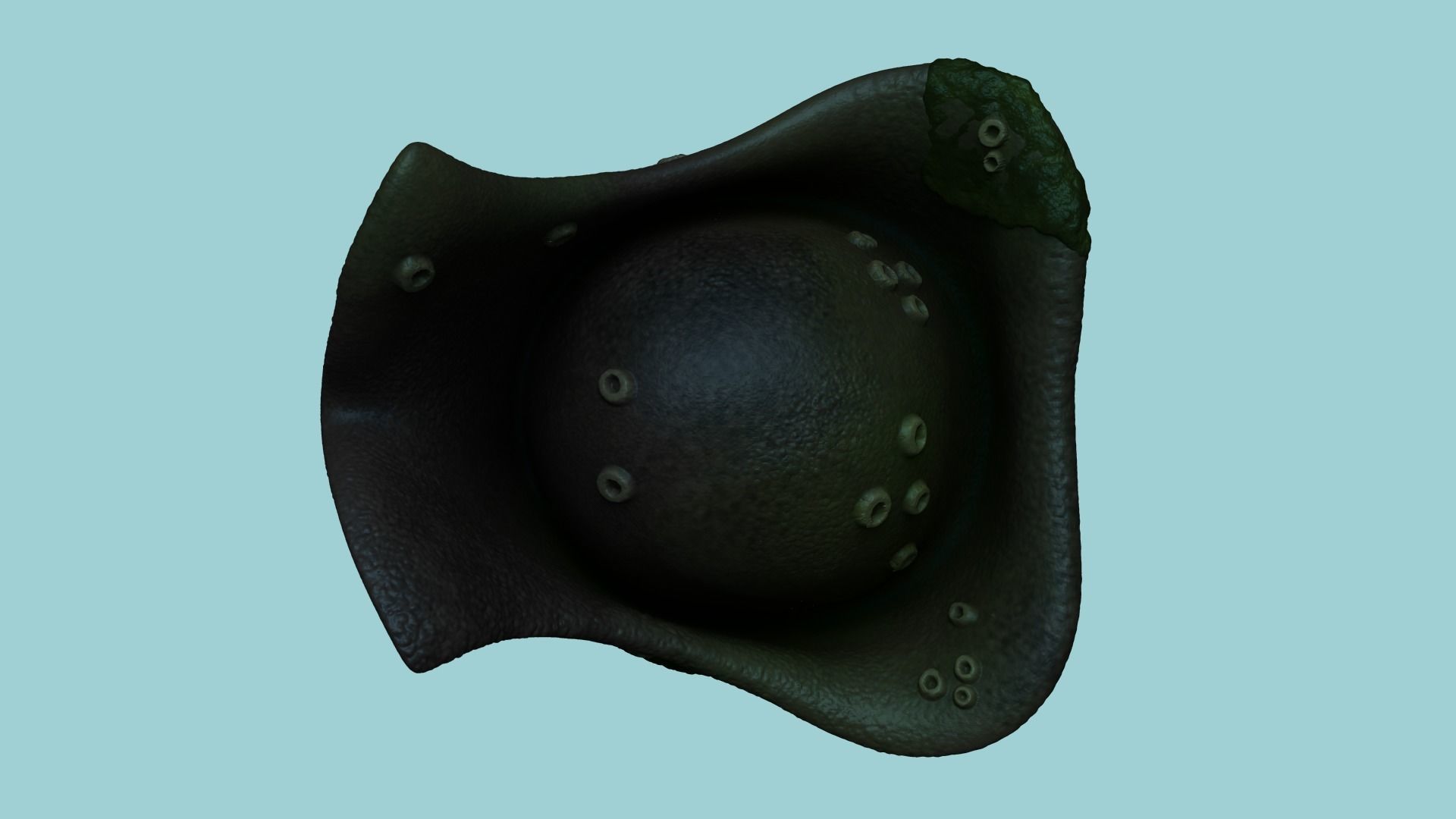 Davy Jones Hat - Pirate Costume Low-poly 3D model_4