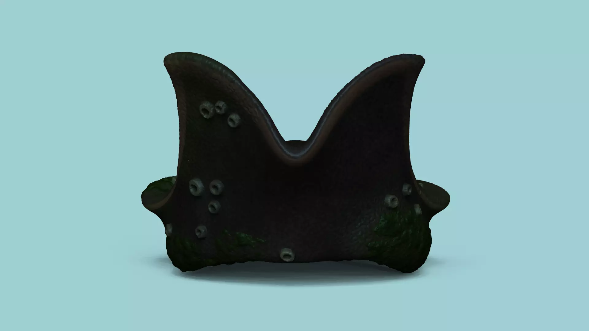 Davy Jones Hat - Pirate Costume Low-poly 3D model_0