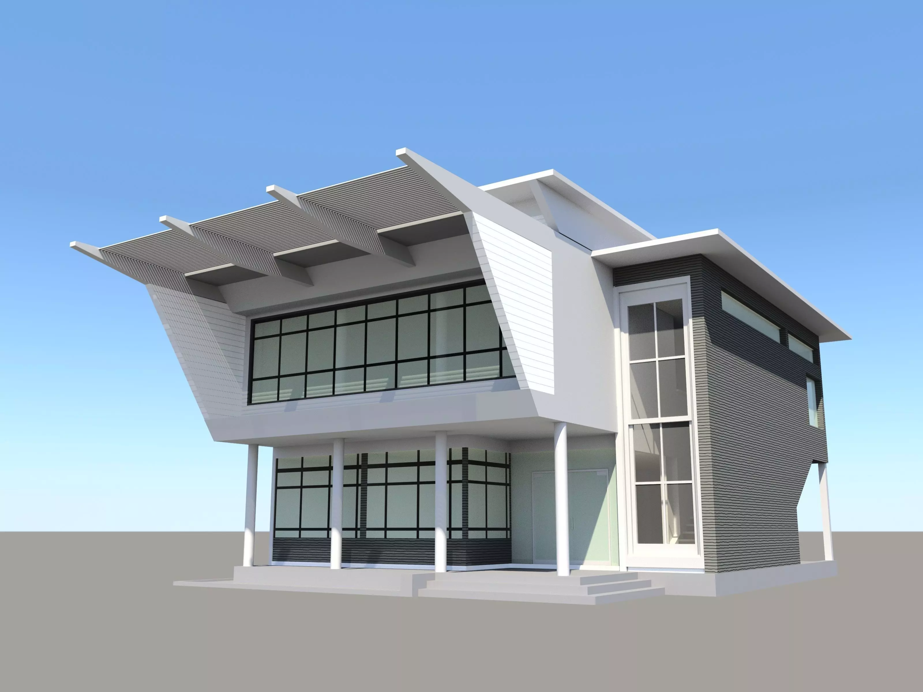Small Office 3D model_0