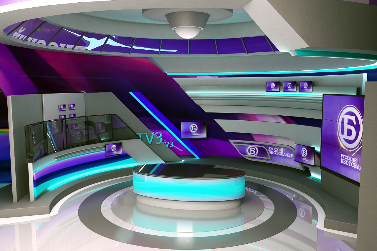 Sport Virtual Studio Low-poly 3D model_1