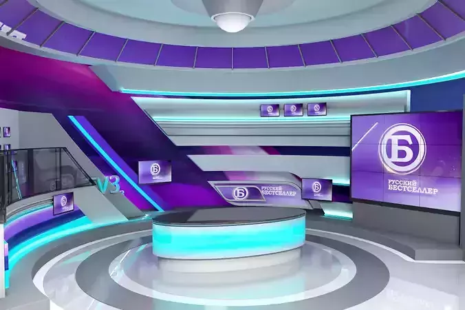 Sport Virtual Studio Low-poly 3D model