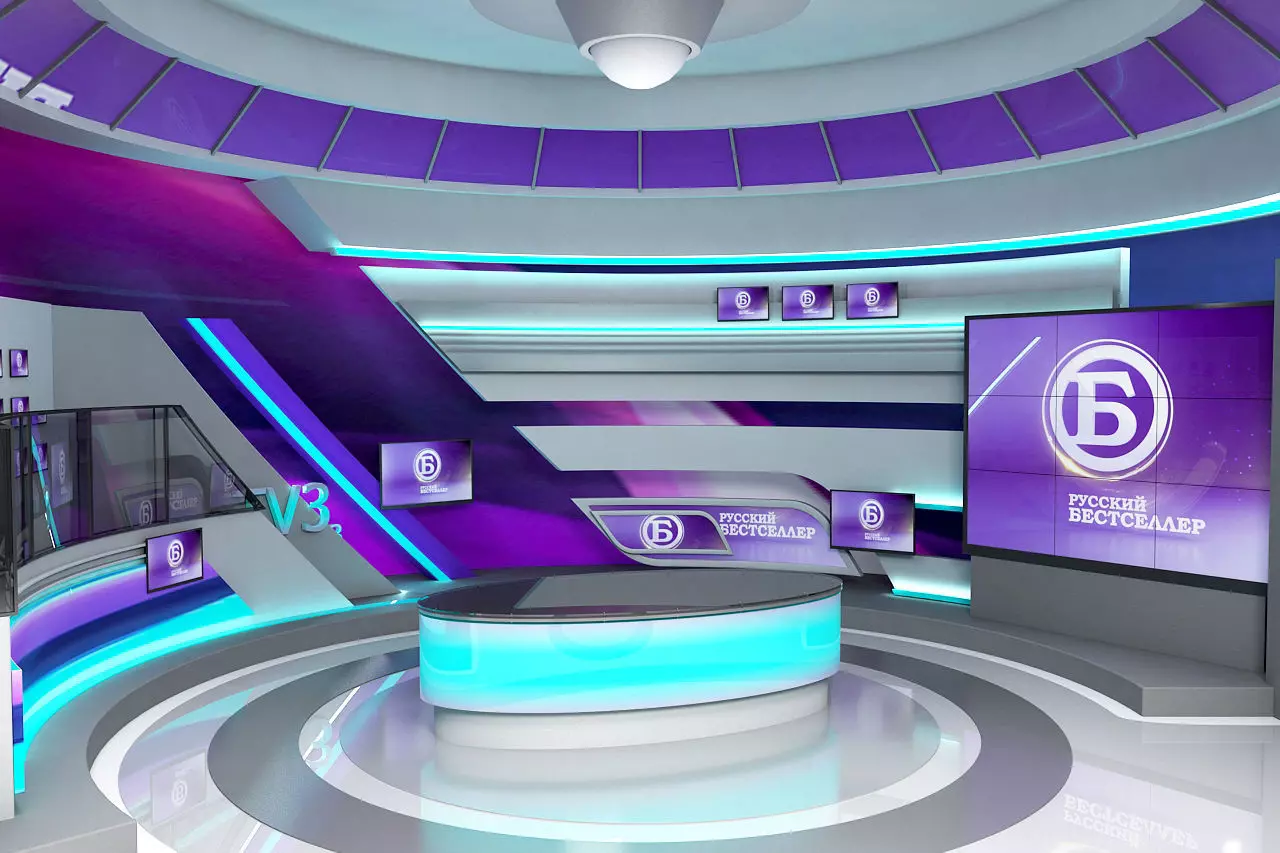 Sport Virtual Studio Low-poly 3D model_0