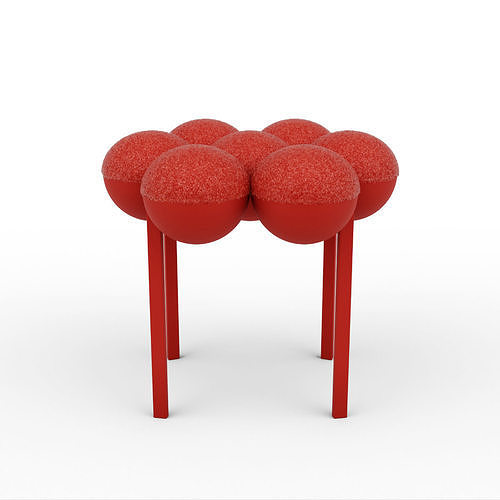 Saturn Pouffe 3D model
